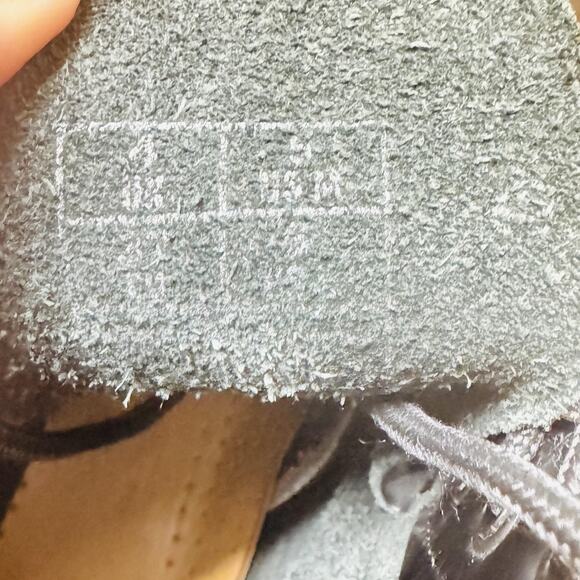 Dr Martens Boot Women 6 Black Leather Ankle Lace Up Combat AirWair Yellow Stitch - Picture 10 of 11